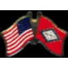 ARKANSAS PIN STATE FLAG USA FRIENDSHIP FLAGS PIN